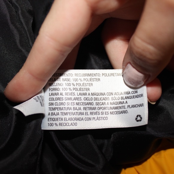 Wild Fable- Yellow High Neck Puffer Jacket - Picture 7 of 8